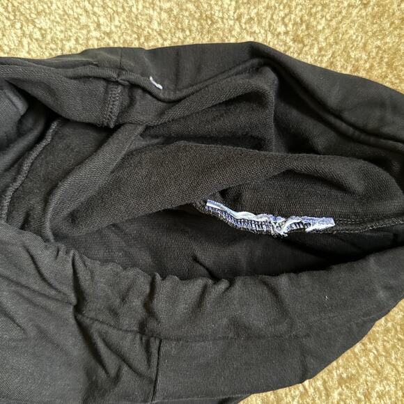 gucci black jogger sweatpants w/ zipper pockets & back logo trim - Picture 5 of 5